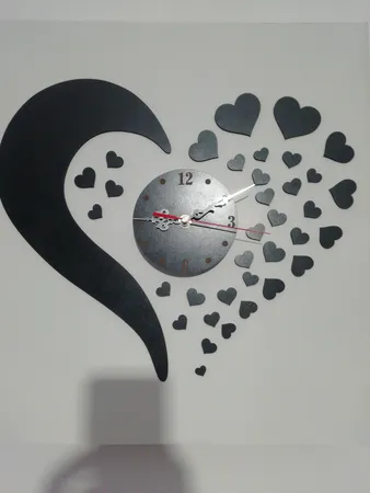 ساعت دیواری دکونوشاپ طرح قلب