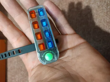 چراغ دوچرخه مدل QX-W08B پلیسی