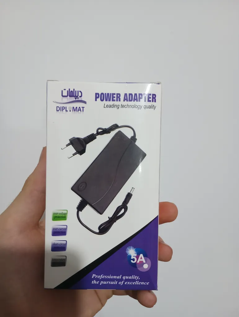 آداپتور 12 ولت 5 آمپر مدل 12V5A