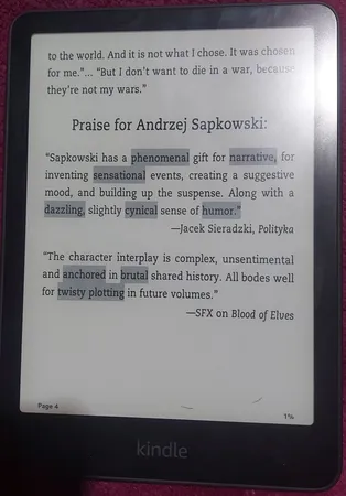 کتاب خوان آمازون مدل Kindle Paperwhite 12th gen 16GB