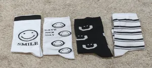 تجریه خرید جوراب ساق بلند زنانه مدل Smile  بسته 5 عددی