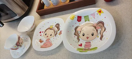 سرویس غذاخوری 5 تکه کودک پارس اوپال کد 47