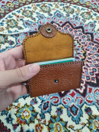 جاکارتی مدل چرم طبيعی آکاردئونی کد HL-16124