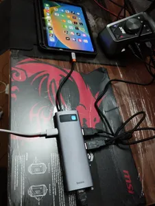 تجریه خرید هاب 8 پورت USB-C باسئوس مدل CAHUB-CV0G