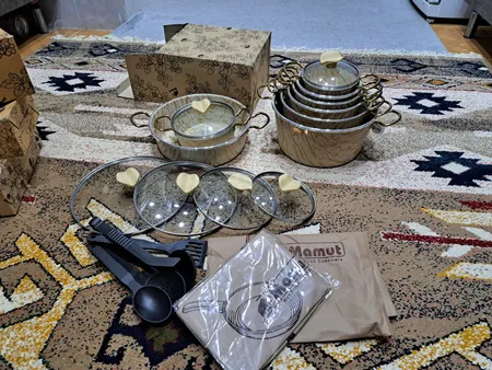 سرویس پخت و پز 19 پارچه ماموت کد 003