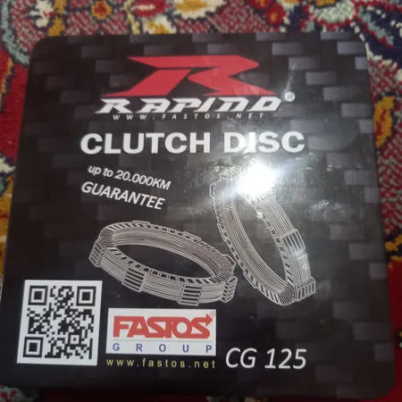 صفحه کلاچ موتورسیکلت راپیدو مدل CLU20 مناسب برای هندا سی جی 125 بسته 5 عددی