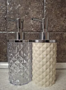 تجریه خرید پمپ مایع دستشویی مدل کروم شیشه ای کد 346