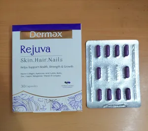 تجریه خرید کپسول رجوا درمکس تقویت پوست مو و ناخن بسته 30 عددی