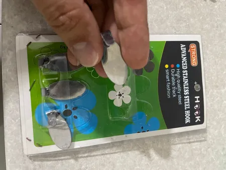 آویز حوله هوک طرح بیضی مدل 789 بسته 6 عددی