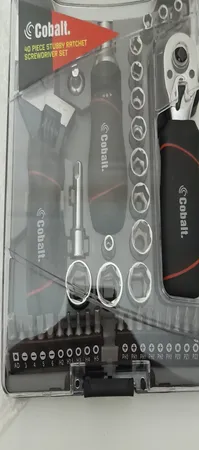 مجموعه 40 عددی ابزار کبالت مدل STUBBY RATCHET