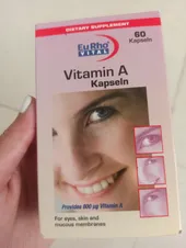 تجریه خرید کپسول ویتامین آ یوروویتال بسته 60 عددی