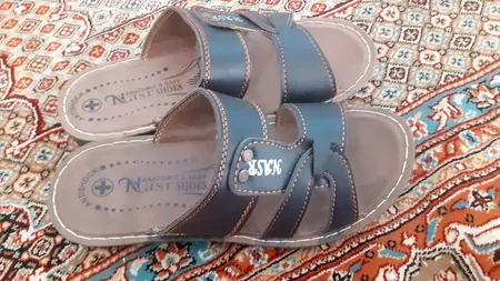 صندل مردانه مدل شاهین کد Si-8009-Bk