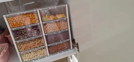 ست جای حبوبات 8 پارچه مدل ستایش