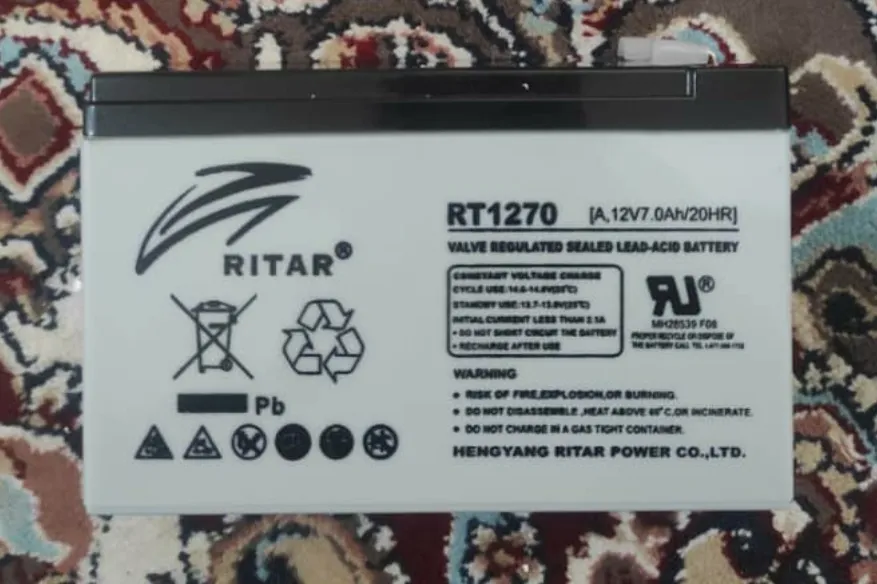 باتری شارژی سمپاش مدل 12V