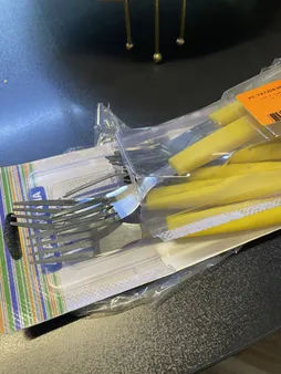 چنگال میوه خوری کد 1200 بسته 12 عددی