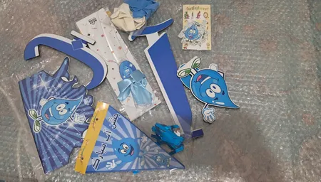 مجموعه 34 عددی تم تولد مدل جشن آب