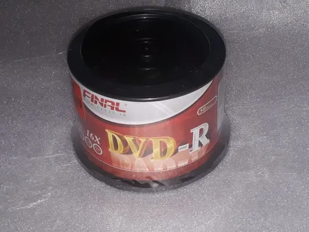 دی وی دی خام فینال مدل DVD-R بسته 50 عددی