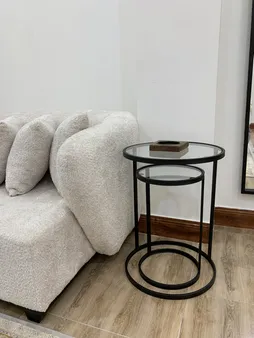 میز عسلی مدل هوم لوکس 9 مجموعه 2 عددی