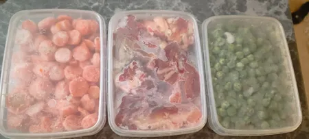 ظرف نگهدارنده پولاد پویش مدل فریزری و مایکروویوی کد 400cc بسته 20 عددی