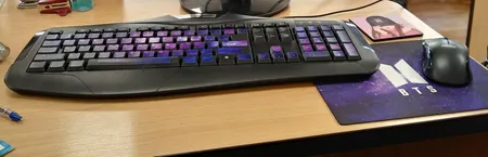 برچسب حروف فارسی کیبورد طرح کهکشان کد 22