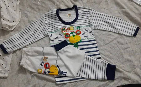 ست تی شرت و شلوار نوزاد کد 7777SO