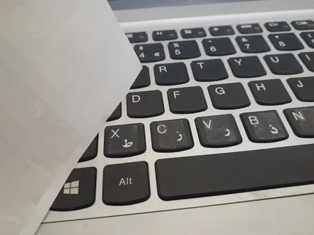 برچسب حروف فارسی کیبورد مدل AS