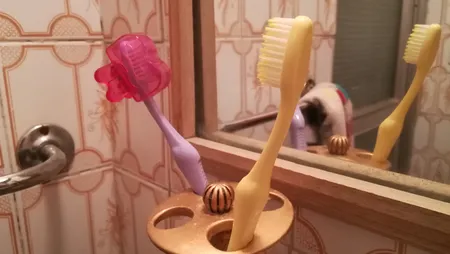 محافظ مسواک دکتر مید مدل Butterfly مجموعه دو عددی