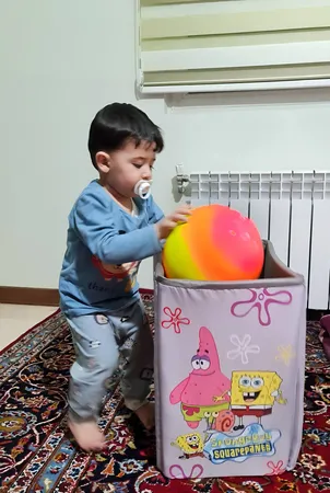 سبد اسباب بازی نینا بی بی مدل باب اسفنجی و پاتریک