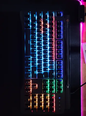 کیبورد مخصوص بازی میشن مدل MT-MK600MX