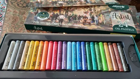 پاستل 24 رنگ آریا مدل ARTIST کد 2602