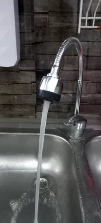 علم شیر ظرفشویی استیل متال مدل QR0058222