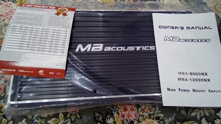 آمپلی‌ فایر خودرو ام‌ بی آکوستیکس مدل MBA-8000NX
