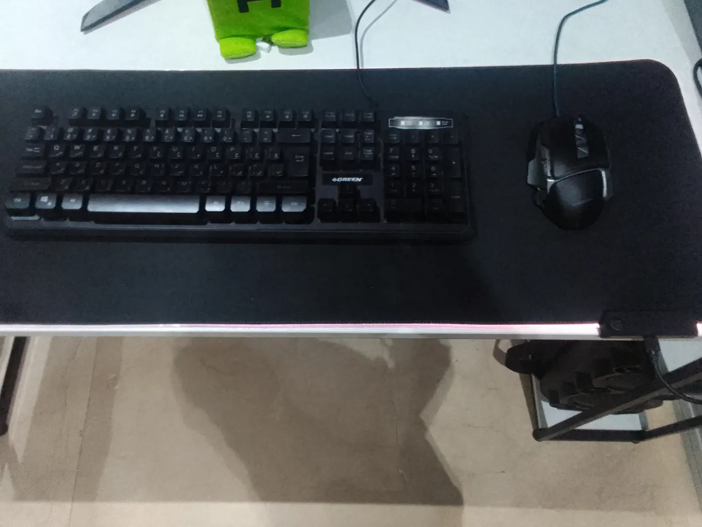 موس پد مخصوص بازی لومینوس مدل RGB