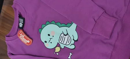 سویشرت دخترانه مادر مدل داینی-67 رنگ بنفش