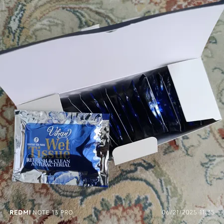 دستمال مرطوب ویهان مدل آنتی باکتریال مجموعه 2 عددی