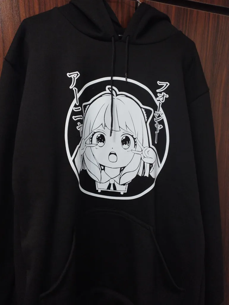 هودی دخترانه مدل انیمه ای anm164