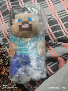 تجریه خرید عروسک یانیک مدل شخصیت ماینکرافت استیو کد 100244 ارتفاع 23 سانتی متر