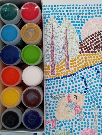 گواش 12 رنگ پارس مدل 0036