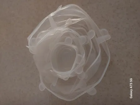 درپوش ظرف مدل سیلیکونی مجموعه 6 عددی