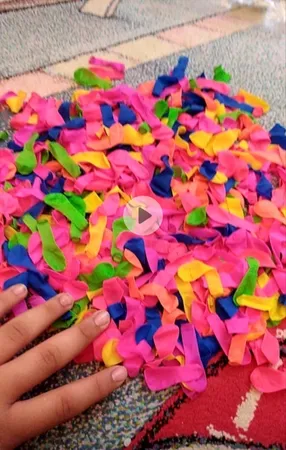 بادکنک آبی مدل واتربالن بسته ۵۰۰ عددی