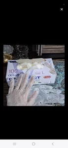 تجریه خرید دستکش وینیل او پی پرفکت مدل AM-L سایز لارج بسته 100 عددی