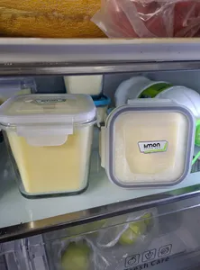 تجریه خرید ظرف نگهدارنده شیشه ای مربع دربدار 860 میل لیمون مدل RM 265