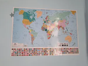 تجریه خرید نقشه سیاسی جهان انتشارات اندیشه کهن پرداز کد 2023