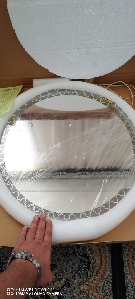 آینه سرویس بهداشتی تارا دکور مدل لمسی tc121