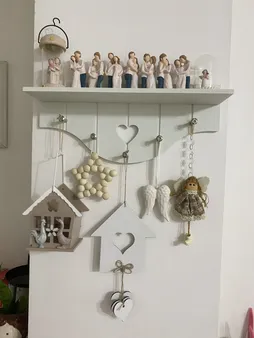 طبقه دیواری طرح قلبی