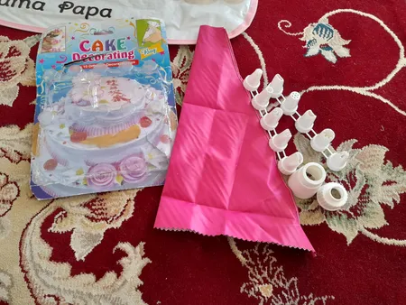 قیف خامه زن آیسینگ ست مدل 002 مجموعه 11 عددی