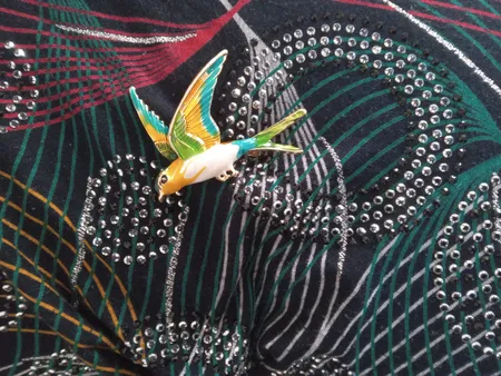 گل سینه زنانه مدل 00452