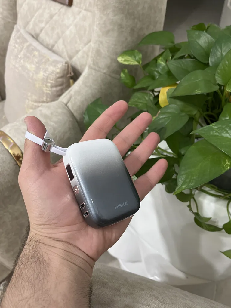 پاوربانک 22.5 وات هیسکا مدل HP-125PD ظرفیت 10000 میلی آمپر ساعت