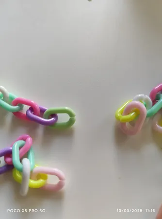 گردنبند دخترانه مدل پاستیلی کد 2020