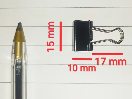 گیره کاغذ مدل پونز b15 بسته 6 عددی